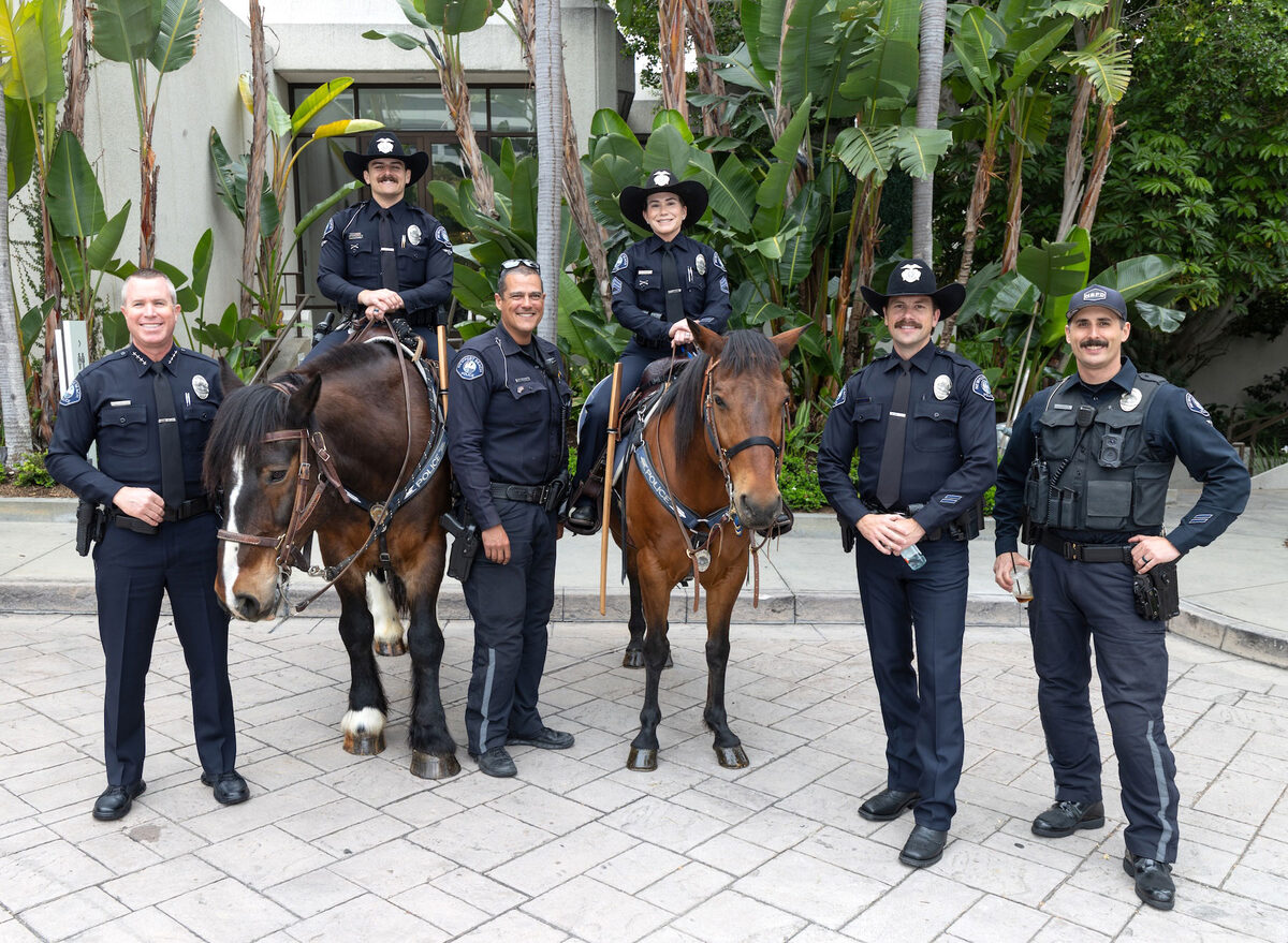 NBPD Mounted Unit at the Police Appreciation Luncheon
