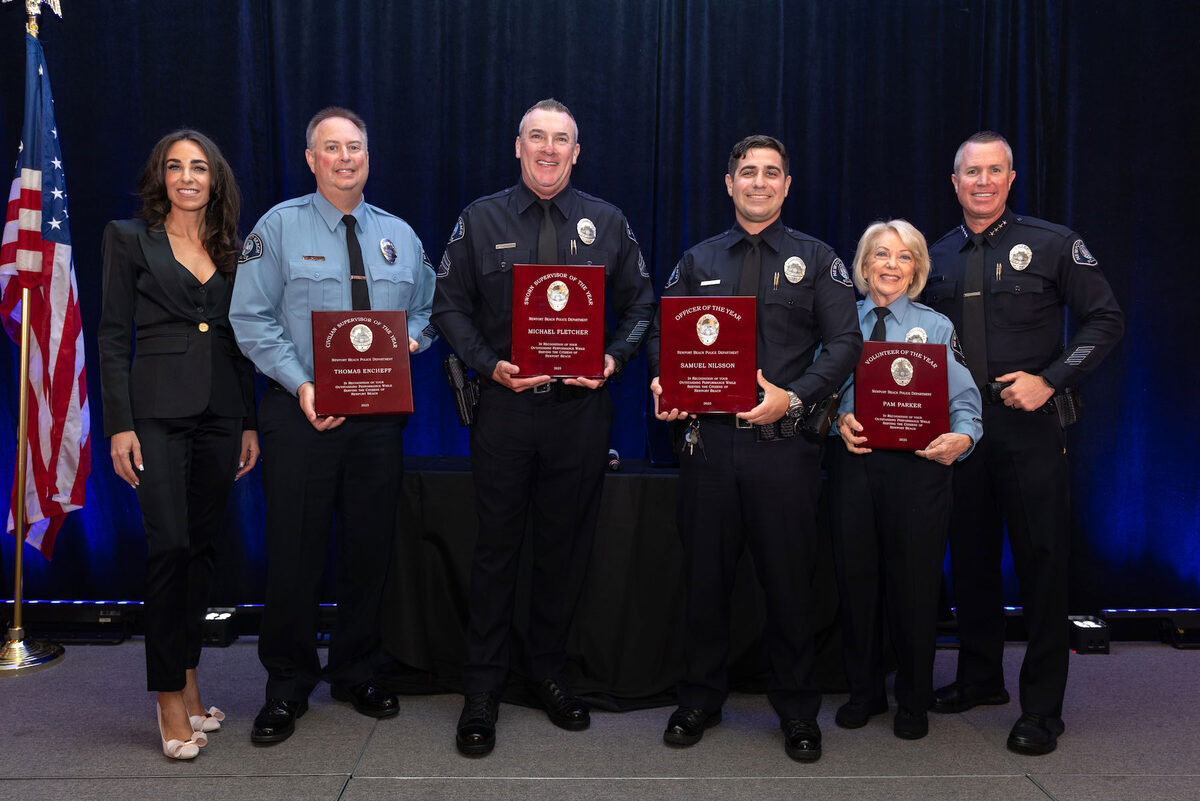 53rd Annual Police Appreciation Luncheon honorees with plaques