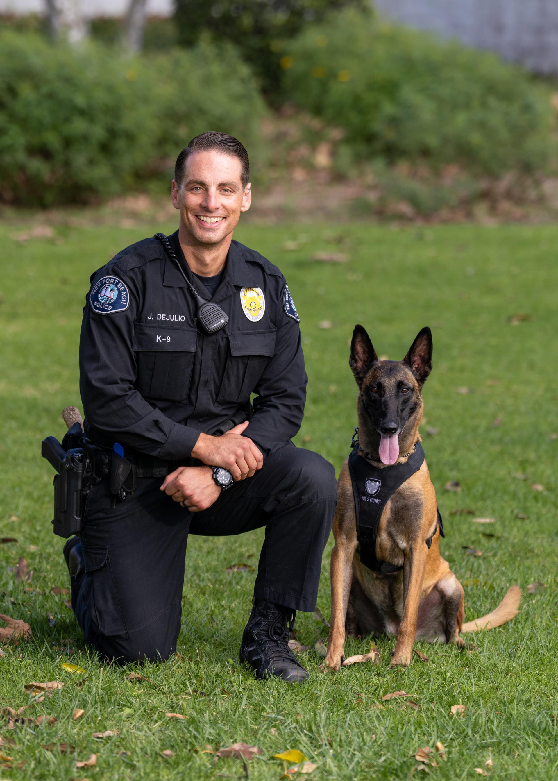 NBPD K-9 Unit officer with canine partner